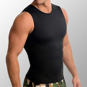 Camiseta de Compressão e Postura Slim Muscle (Masculina) - Frete Grátis