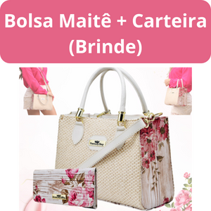 Bolsa Maitê + Carteira (Brinde) - FRETE GRÁTIS SÓ HOJE