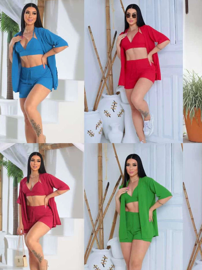 Conjunto Verão Maju (FRETE GRÁTIS HOJE)