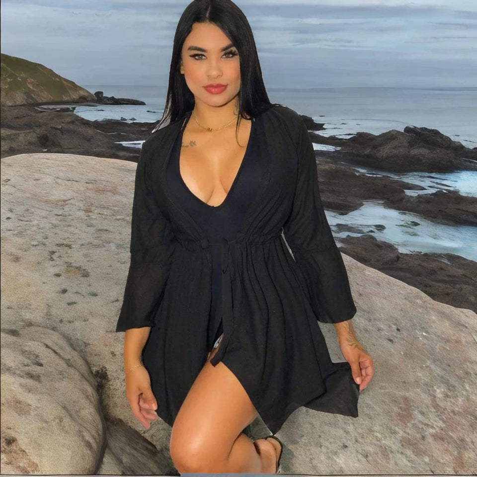 Saída de Praia Kimono Modeladora (ÚLTIMAS UNIDADES COM FRETE GRÁTIS)