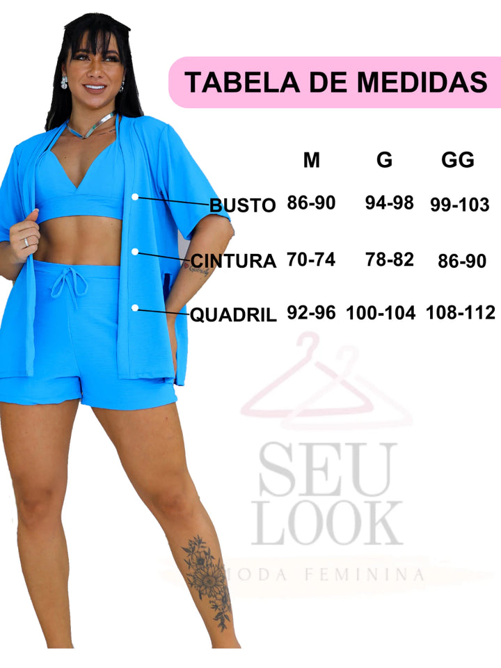 Conjunto Verão Maju (FRETE GRÁTIS HOJE)
