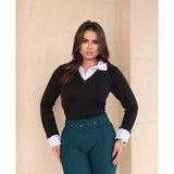 Suéter Leona (Com composição camisa) - 40% OFF hoje!