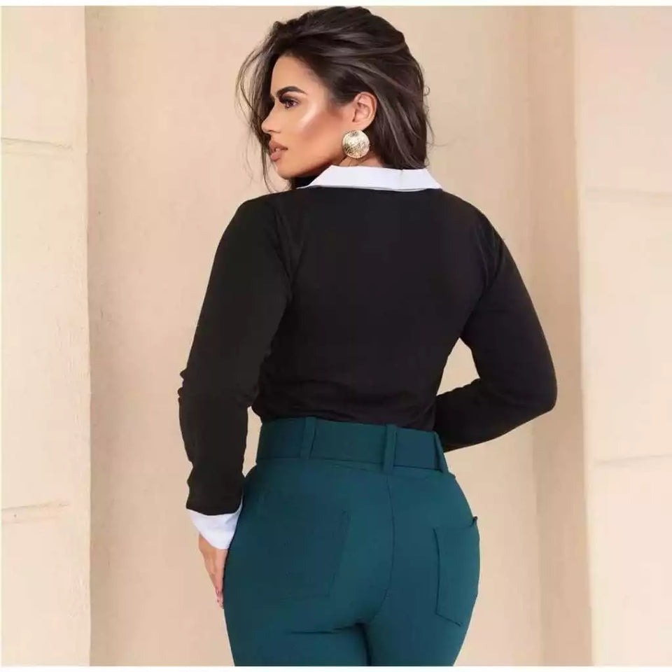 Suéter Leona (Com composição camisa) - 40% OFF hoje!