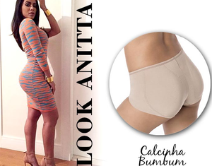 Calcinha Lia - Enchimento Natural Bumbum  FRETE GRÁTIS HOJE!)