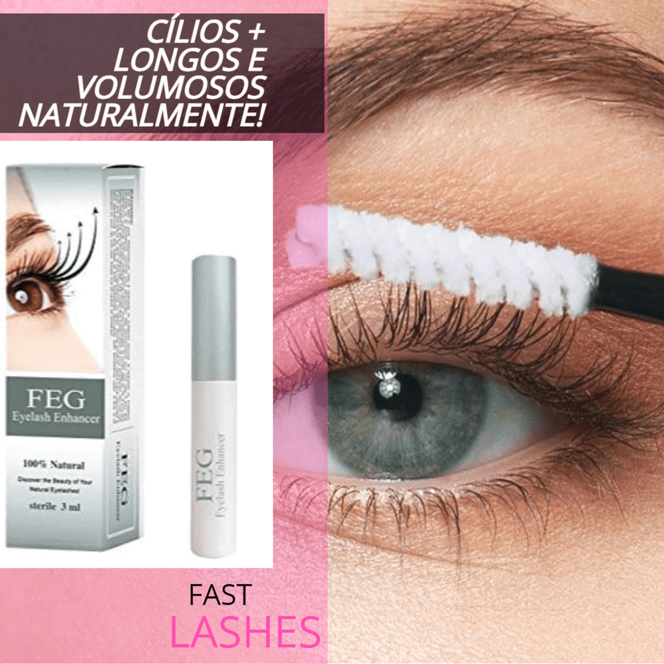 FAST LASHES™ - SÉRUM PARA CRESCIMENTO DE CÍLIOS E SOBRANCELHAS - Essential Store