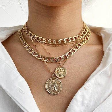 MAXICOLAR LONDON 4 EM 1 - FOLHEADO A OURO 18K - Essential Store