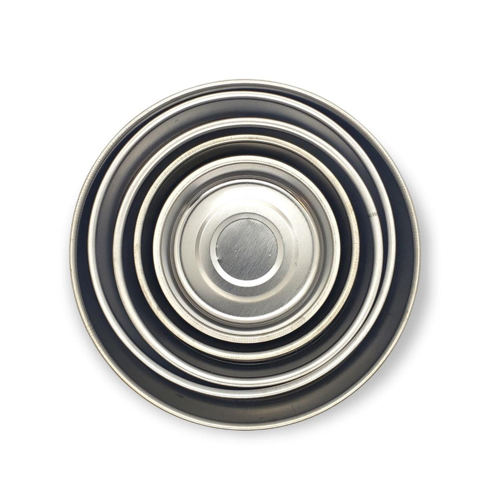 Kit Potes inox Bonox - 5 peças (PROMOÇÃO RELÂMPAGO)