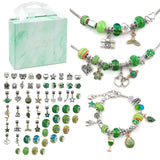 Pulseiras Princess e Berloques DIY em Prata - Kit 64 Peças (PROMOÇÃO RELÂMPAGO)
