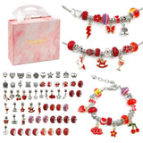 Pulseiras Princess e Berloques DIY em Prata - Kit 64 Peças (PROMOÇÃO RELÂMPAGO)